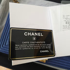 Sac Boy WOC en cuir Caviar Bleu