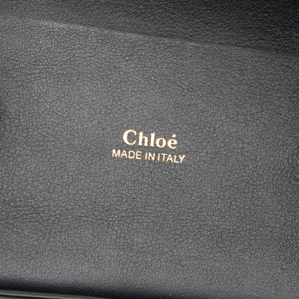 Sac Chloé Tricolor Croc Embossed Cuir Aby Lock Sac à main – photo 5