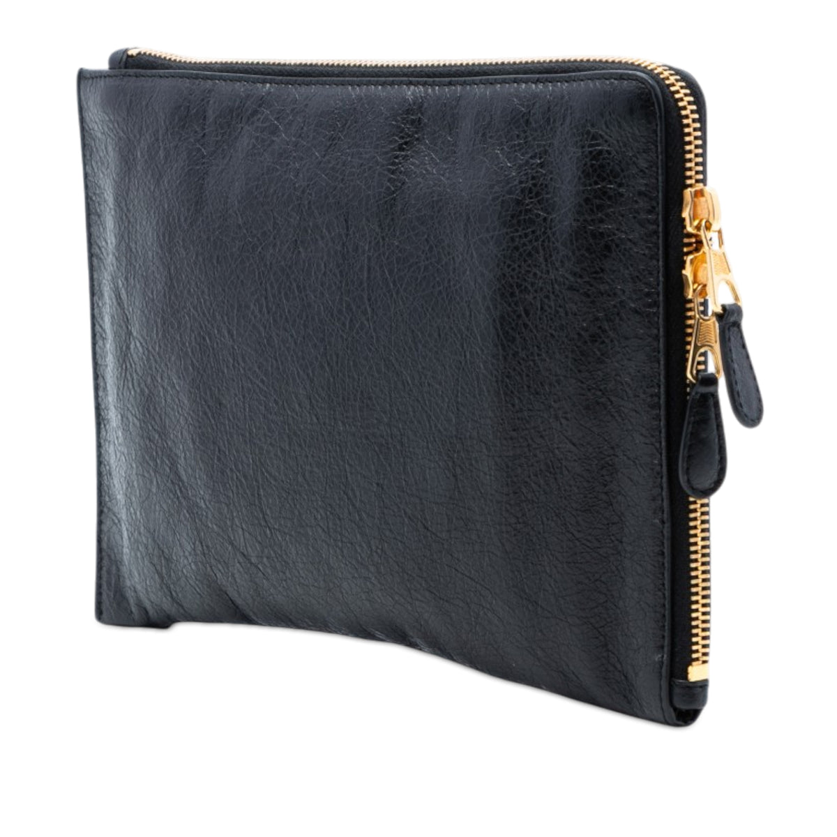 Sac Balenciaga Cuir d’agneau Motocross Giant 12 Zip Around Flat Pochette – photo 2