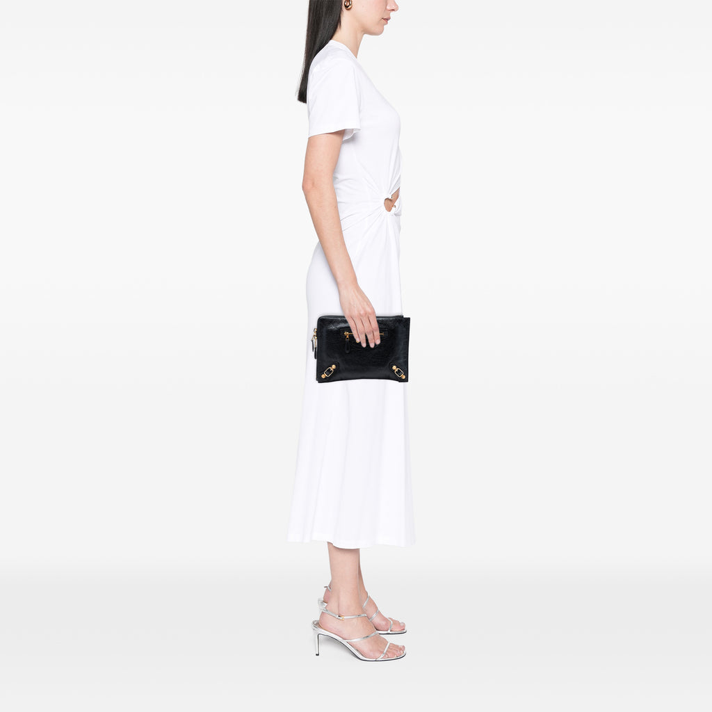 Sac Balenciaga Cuir d’agneau Motocross Giant 12 Zip Around Flat Pochette – photo 7