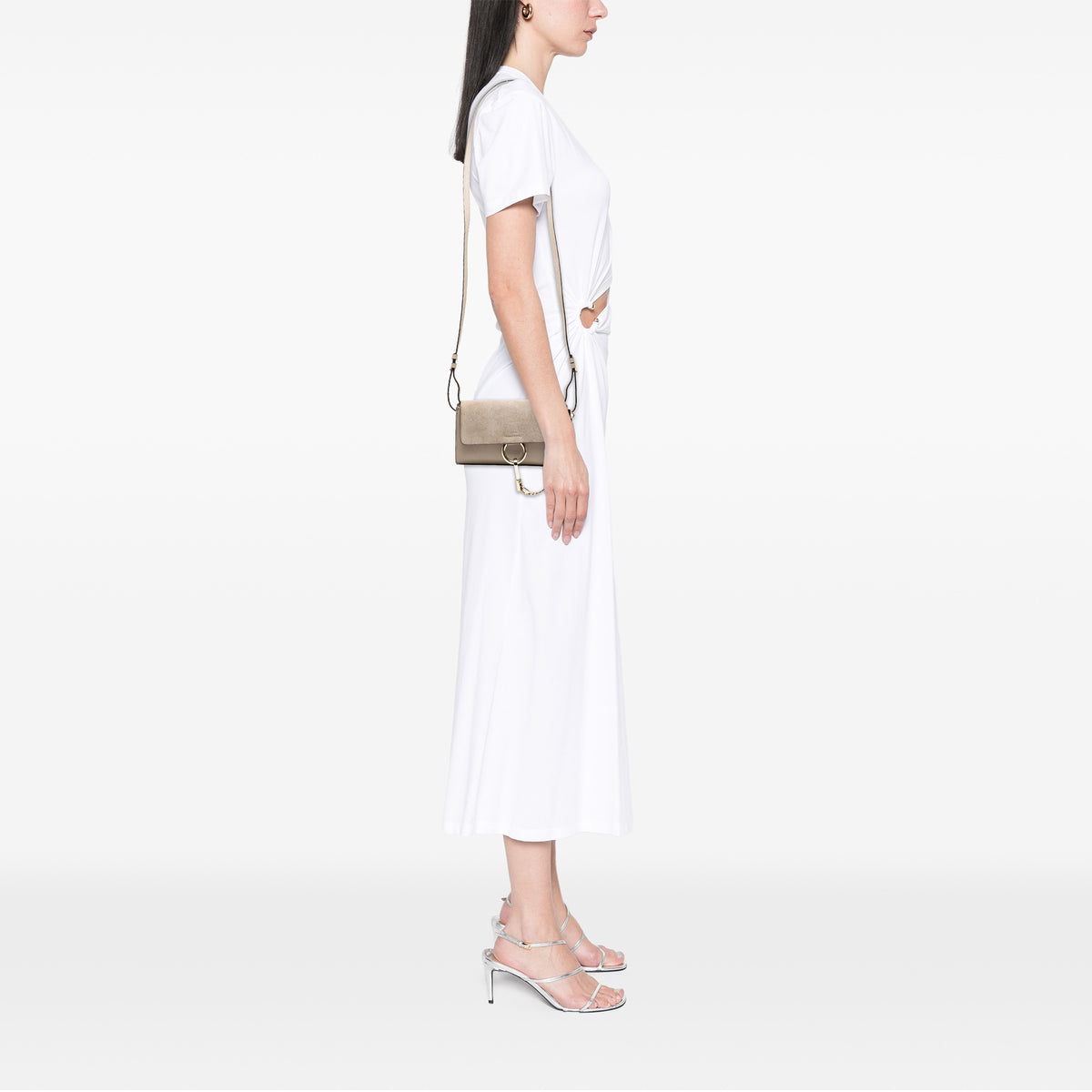 Sac Chloé Mini Cuir de veau and Daim Faye Chaîne Bandoulière – photo 7
