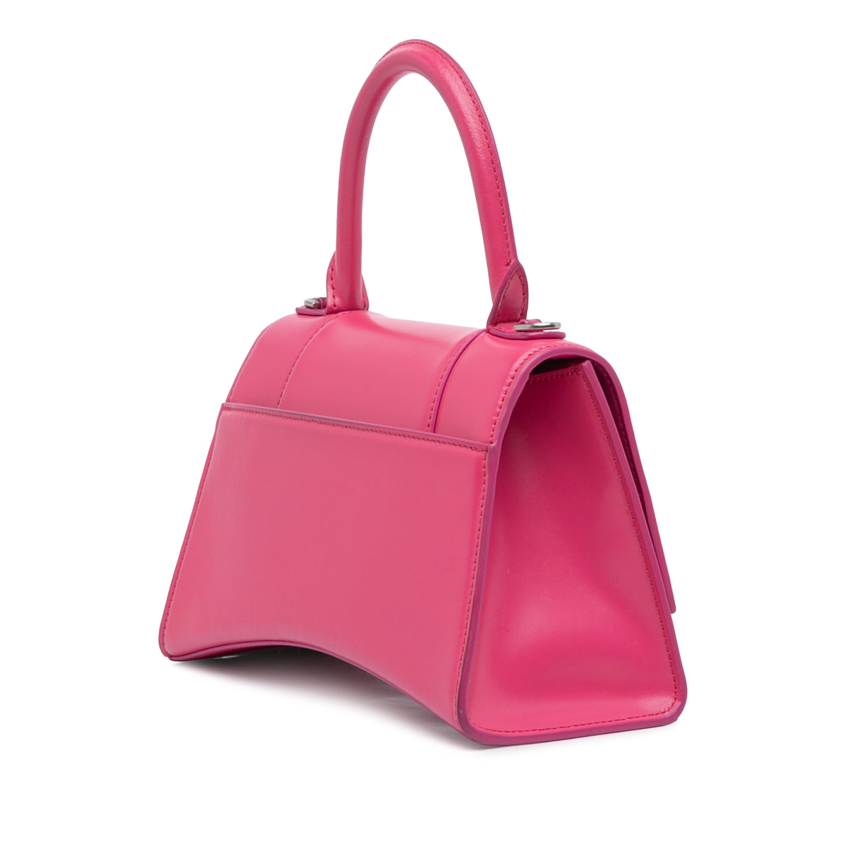 Sac Balenciaga Small Shiny Box Cuir de veau Hourglass Sac à main – photo 2