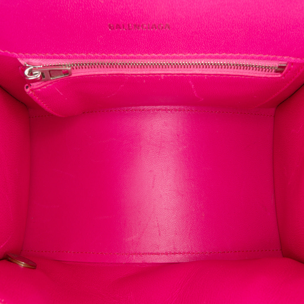 Sac Balenciaga Small Shiny Box Cuir de veau Hourglass Sac à main – photo 4
