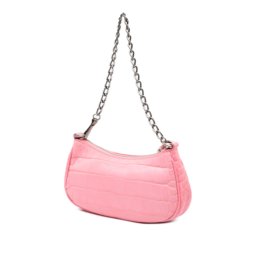 Sac Balenciaga Mini Embossed Cuir Motocross Le Cagole – photo 2