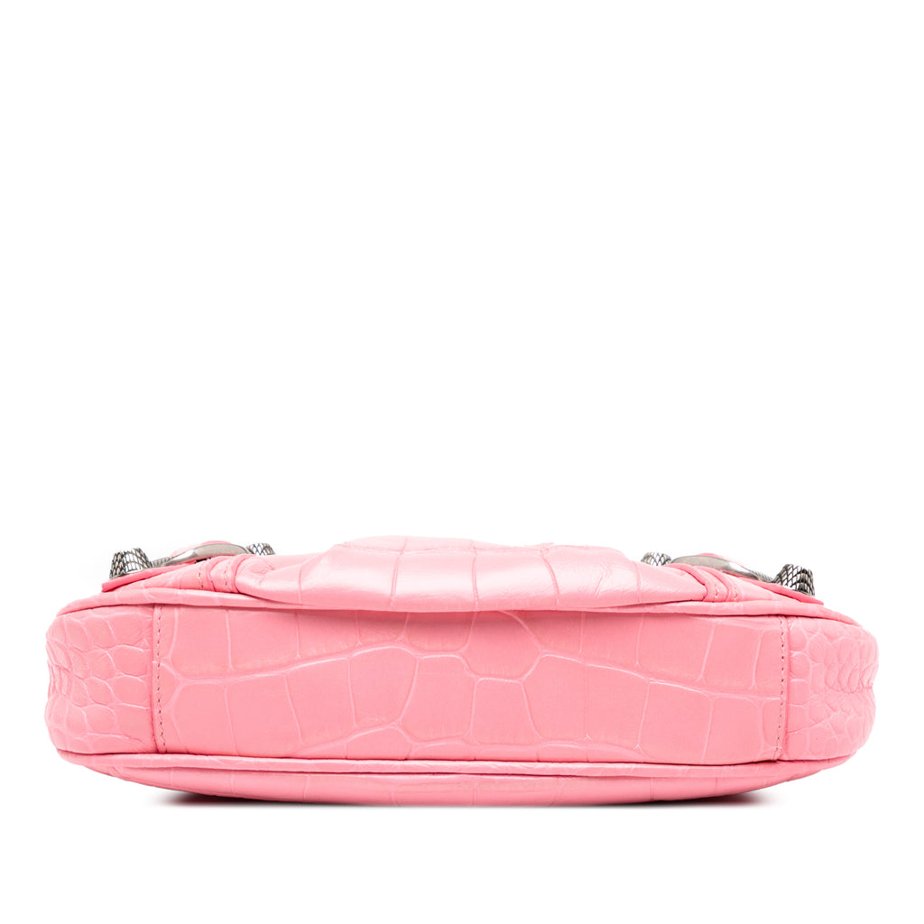Sac Balenciaga Mini Embossed Cuir Motocross Le Cagole – photo 3