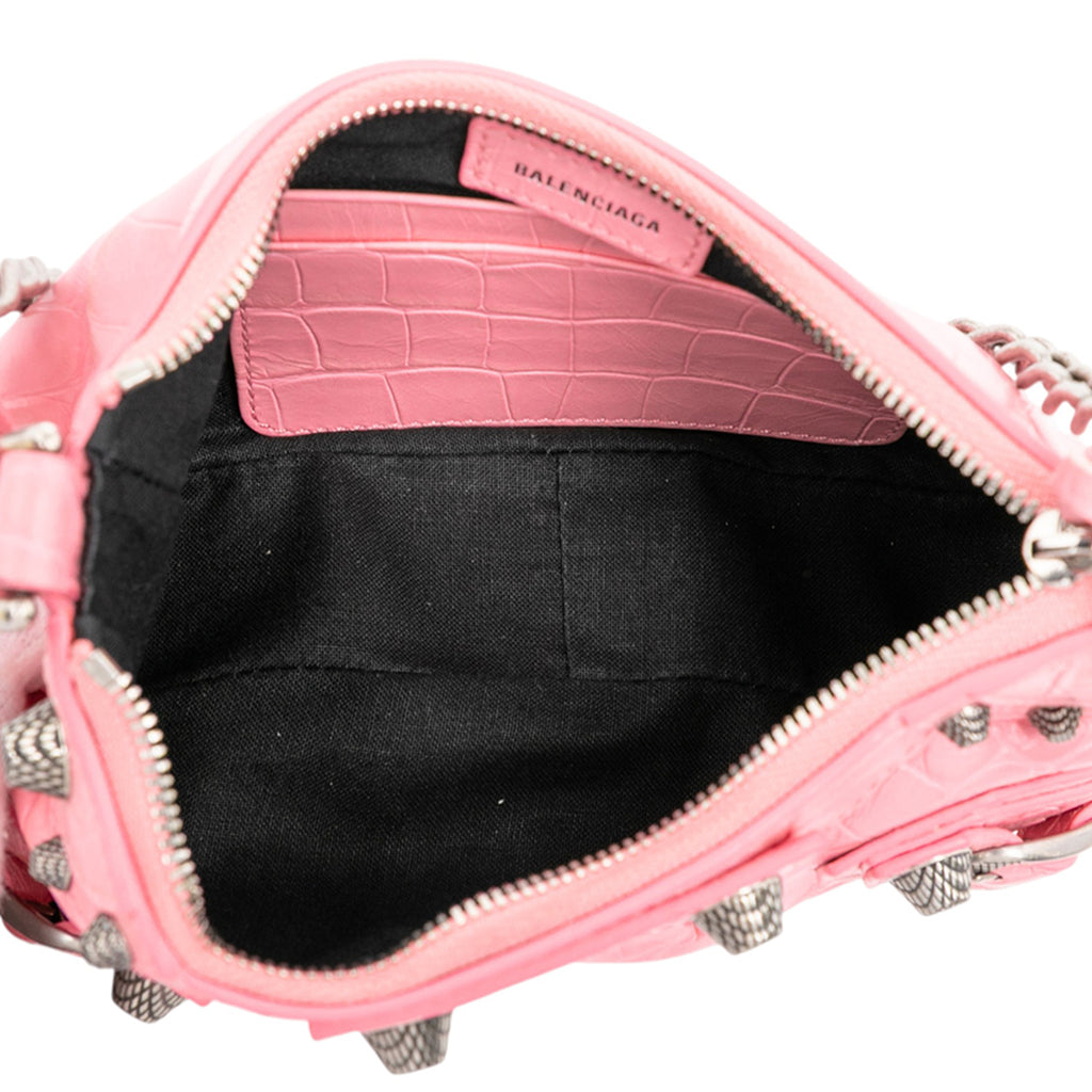 Sac Balenciaga Mini Embossed Cuir Motocross Le Cagole – photo 4