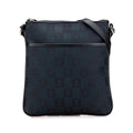 Sac Loewe Anagram Toile Bandoulière - Bleu