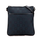 Sac Loewe Anagram Toile Bandoulière - Bleu