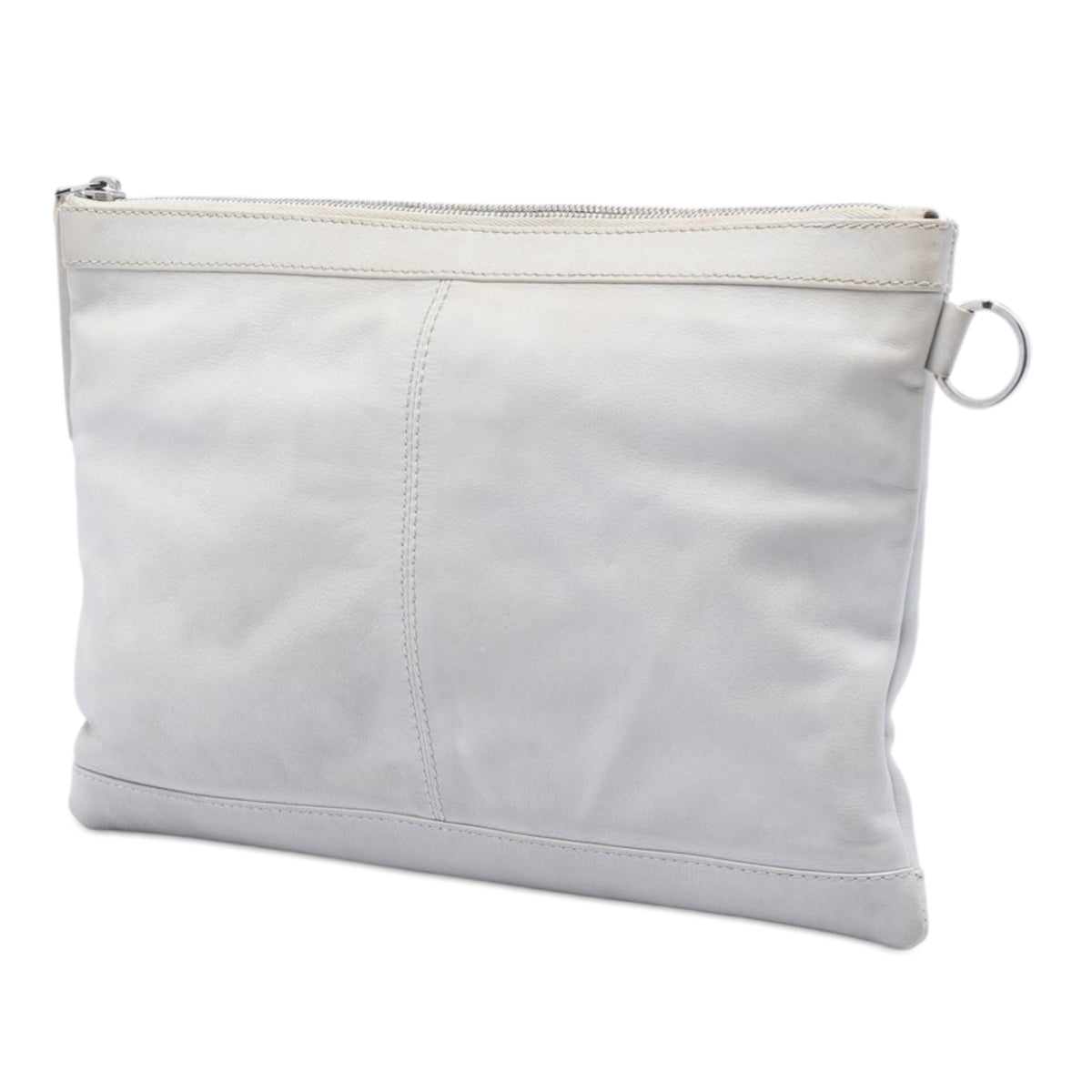 Sac Balenciaga Cuir d’agneau Motocross Classic Clip Pochette M – photo 2