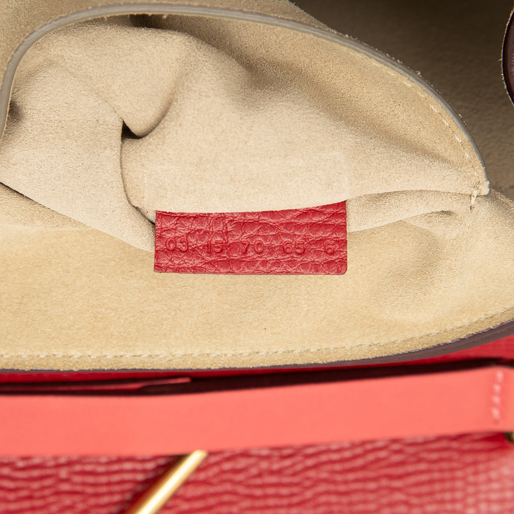 Sac Chloé Small Bicolore Smooth and Grained Cuir de veau Drew Bandoulière – photo 6