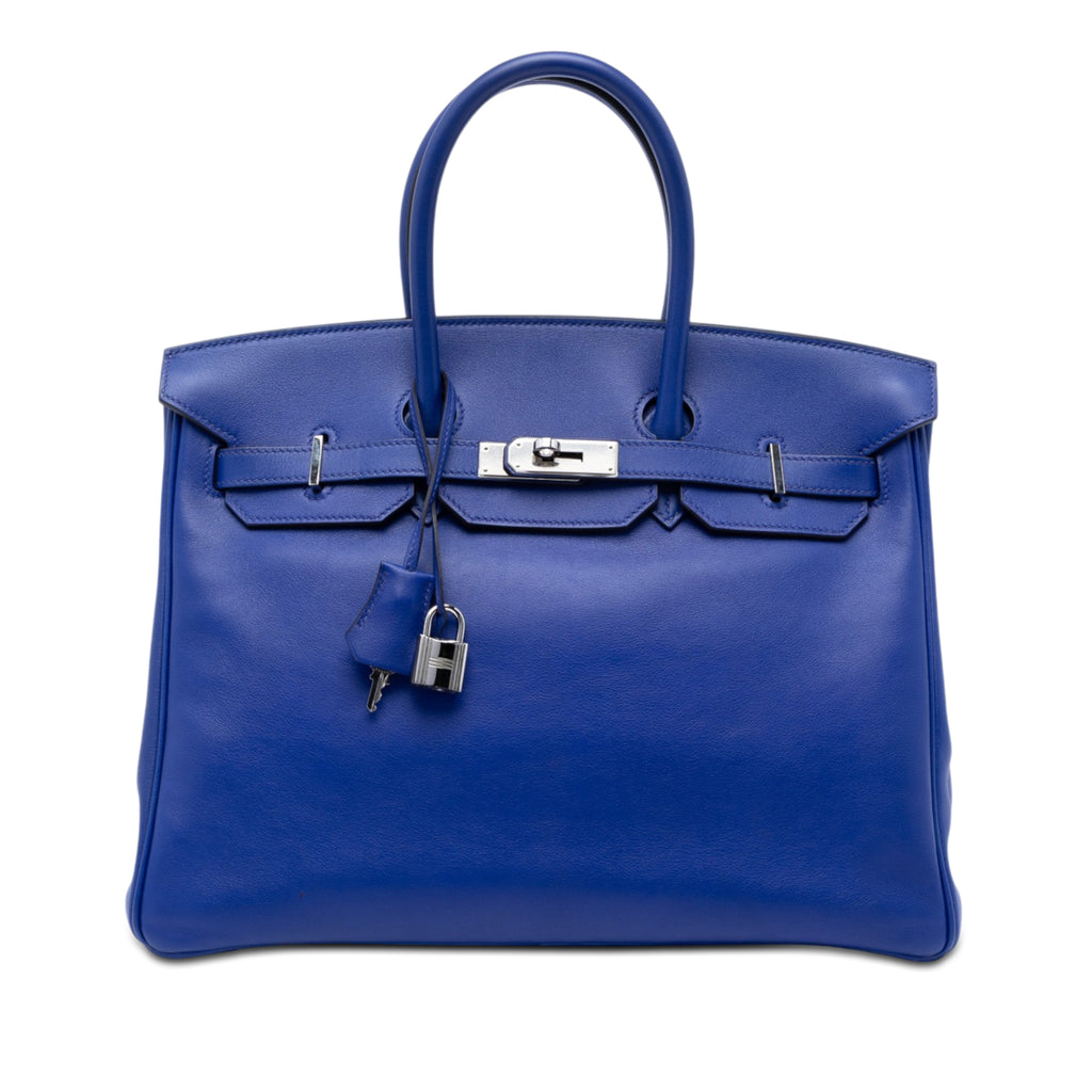 Hermès Swift Birkin Retourne 35 - Bleu