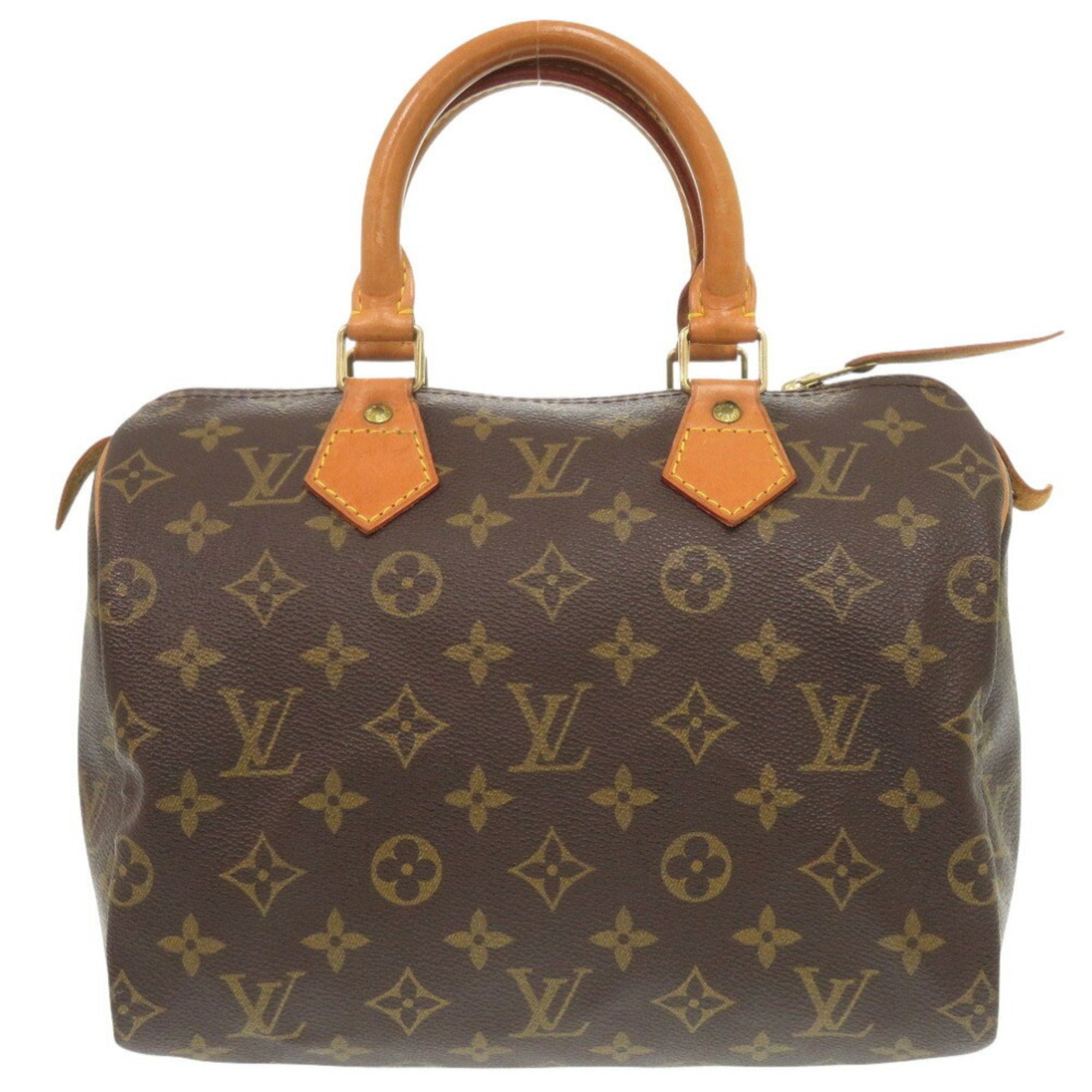 Sac Speedy 25 Vintage en toile monogram marron
