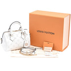 Sac Speedy bandoulière 20 Vintage en cuir blanc