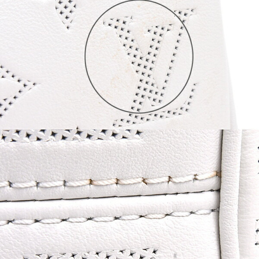 Sac Speedy bandoulière 20 Vintage en cuir blanc