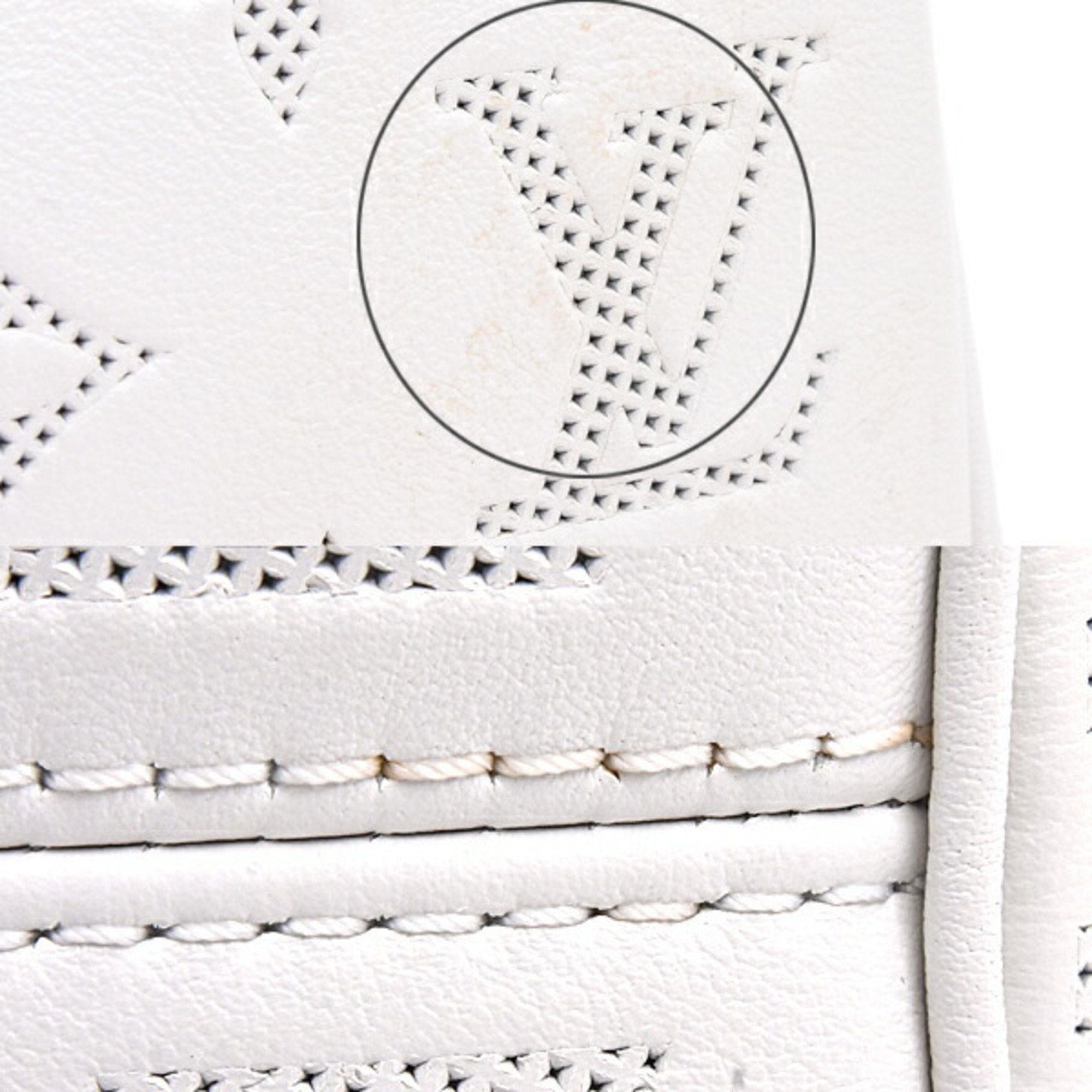 Sac Speedy bandoulière 20 Vintage en cuir blanc