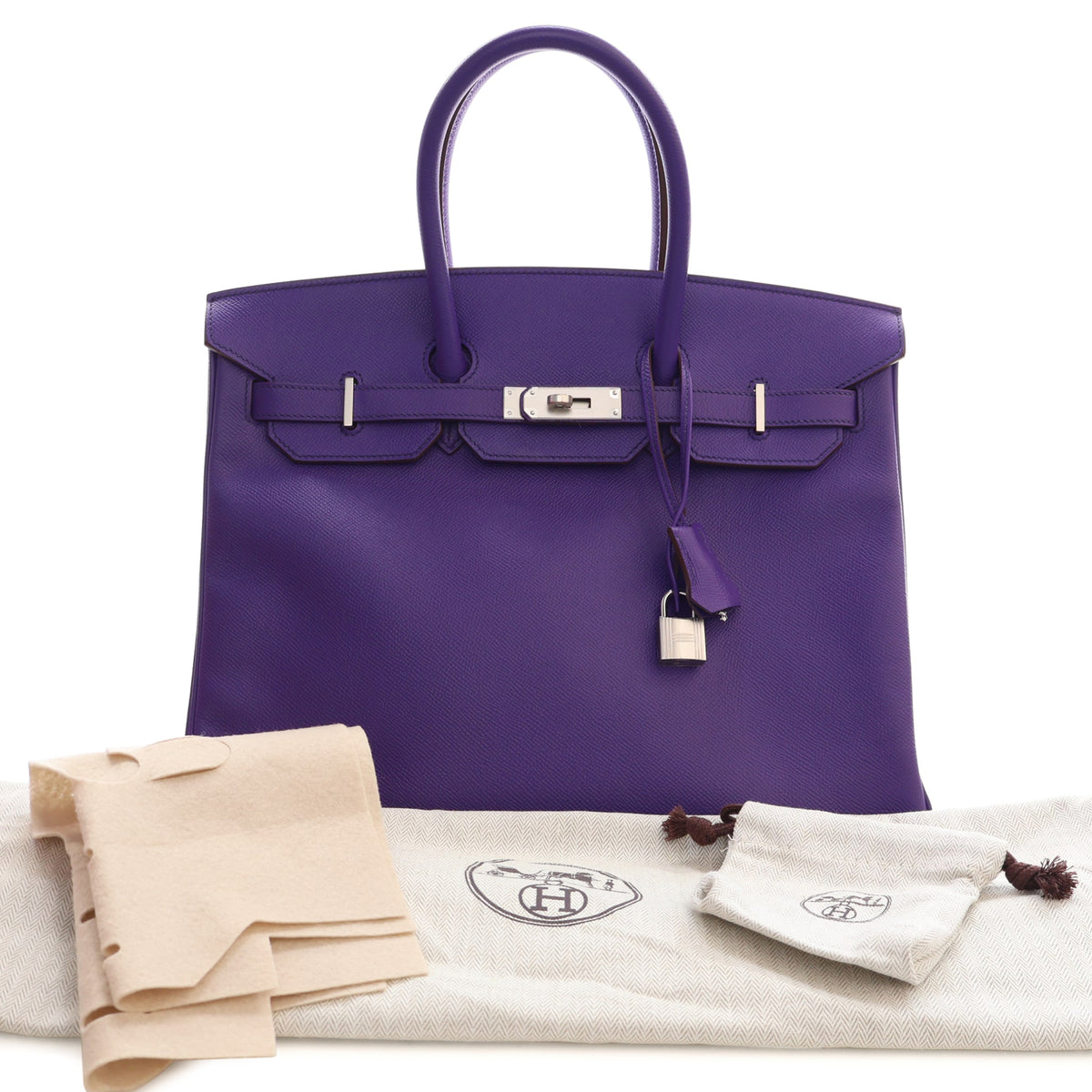 Sac Hermès Epsom Birkin Retourne 35 – photo 15