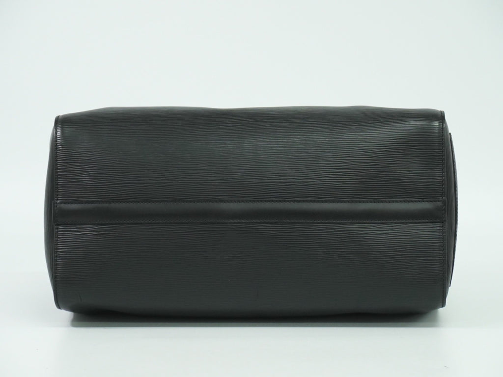 Sac Speedy 35 Vintage en cuir épi noir