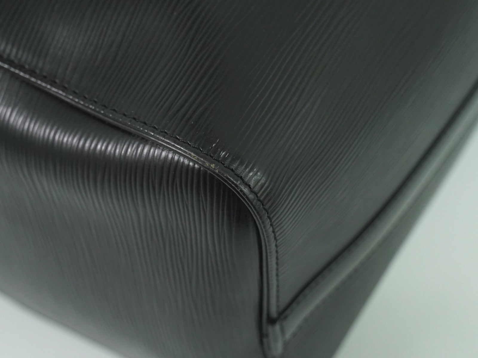 Sac Speedy 35 Vintage en cuir épi noir