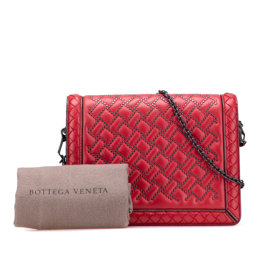 Sac Bottega Veneta Nappa Intrecciato Microstud Montebello Bandoulière – photo 11