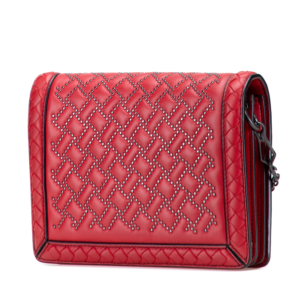 Sac Bottega Veneta Nappa Intrecciato Microstud Montebello Bandoulière – photo 2