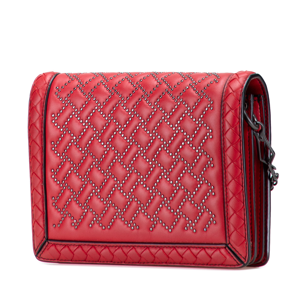 Sac Bottega Veneta Nappa Intrecciato Microstud Montebello Bandoulière – photo 2
