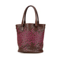 Sac Bottega Veneta Bicolore Nappa Intrecciato Sac seau - Marron