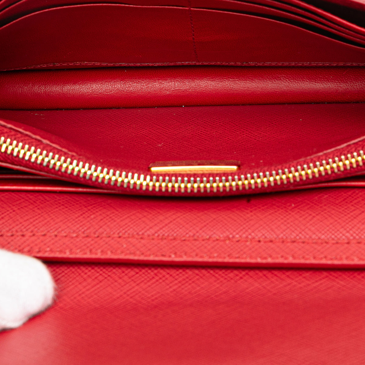 Sac Prada Saffiano Lux Bow Portefeuille à bandoulière – photo 4