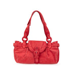 Sac Loewe Anagram Daim Sac porté épaule - Rouge