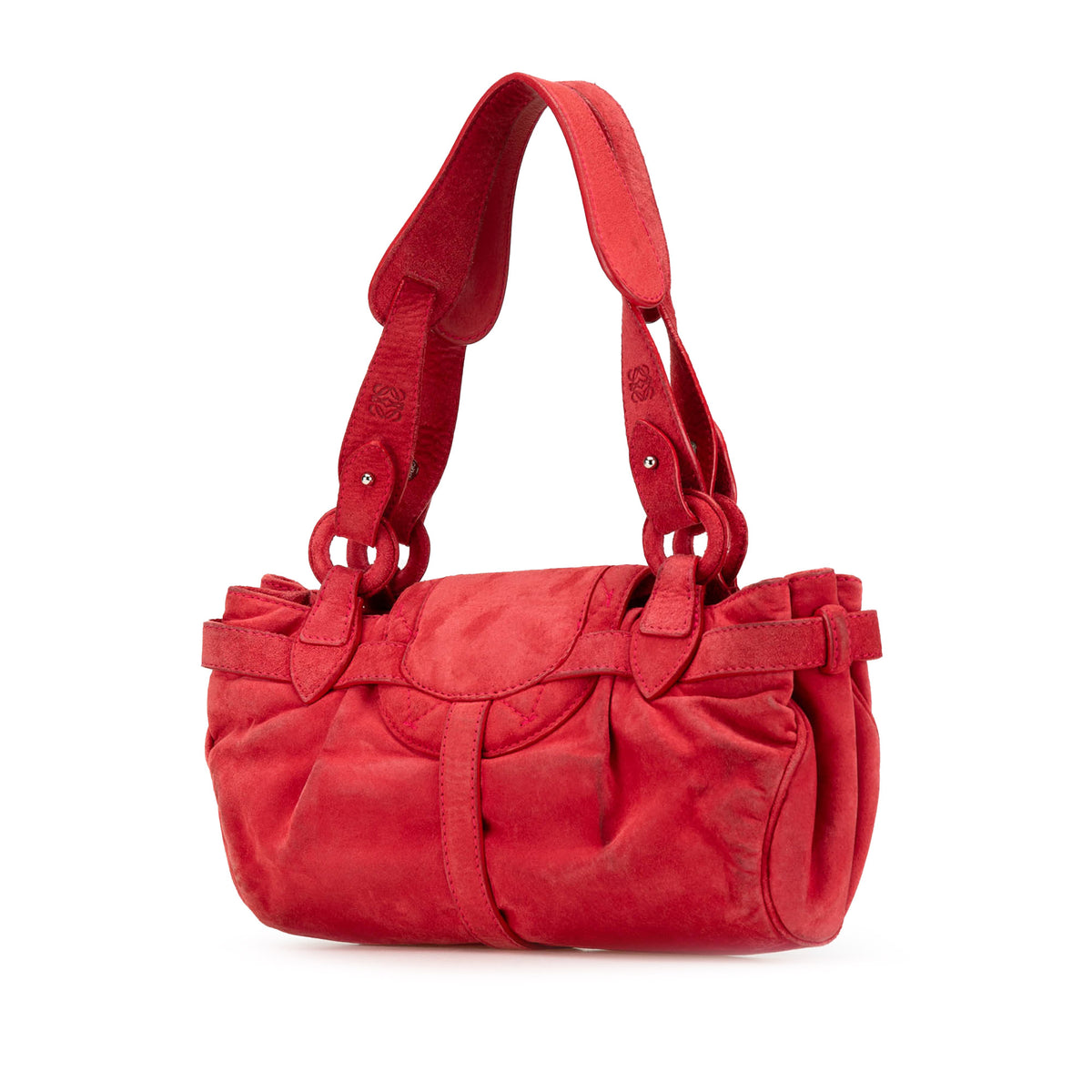 Sac Loewe Anagram Daim Sac porté épaule – photo 2
