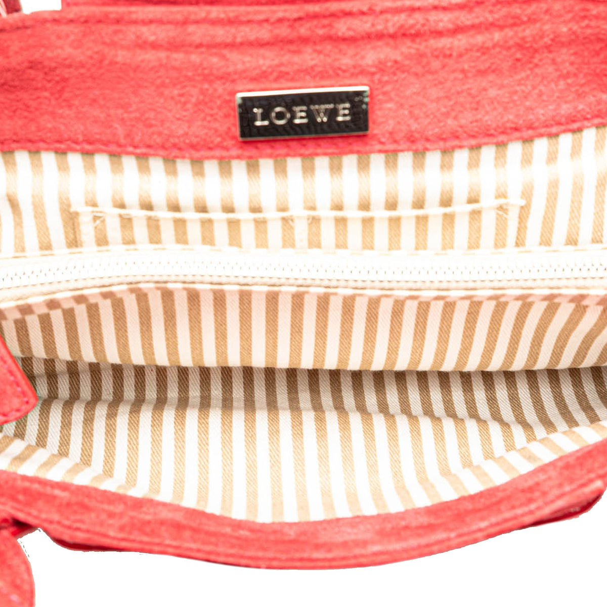 Sac Loewe Anagram Daim Sac porté épaule – photo 4