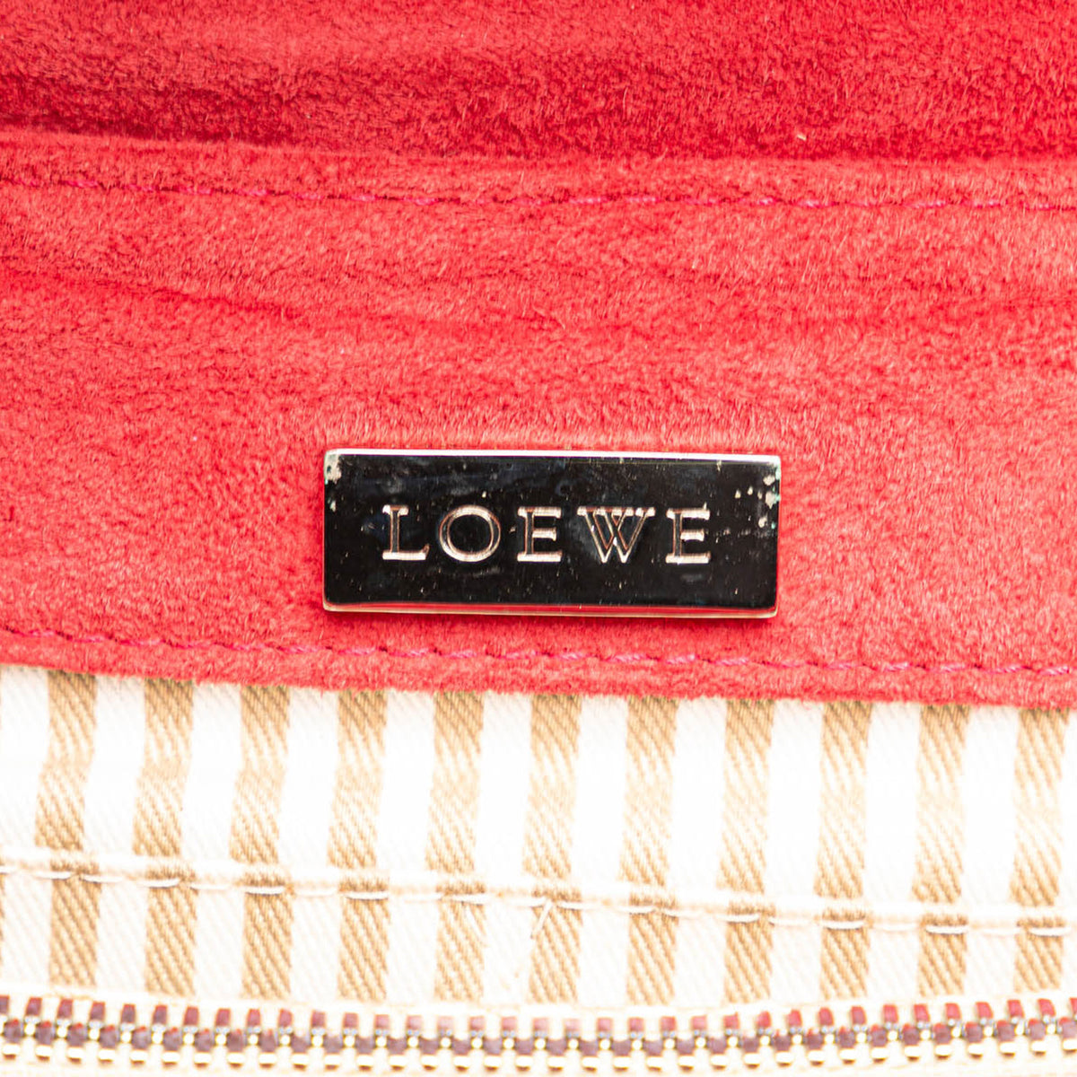 Sac Loewe Anagram Daim Sac porté épaule – photo 5