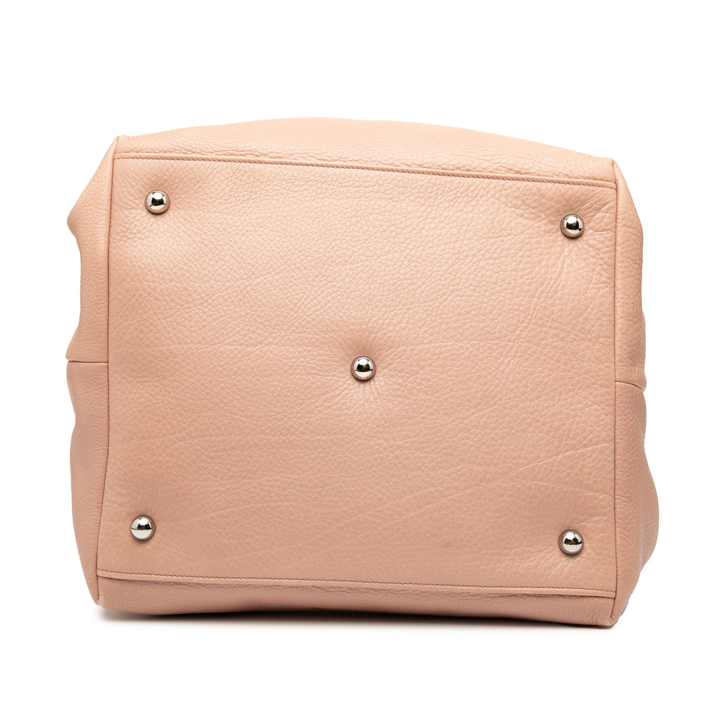 Sac Loewe Cuir de veau Calle Lock Sac porté épaule – photo 3