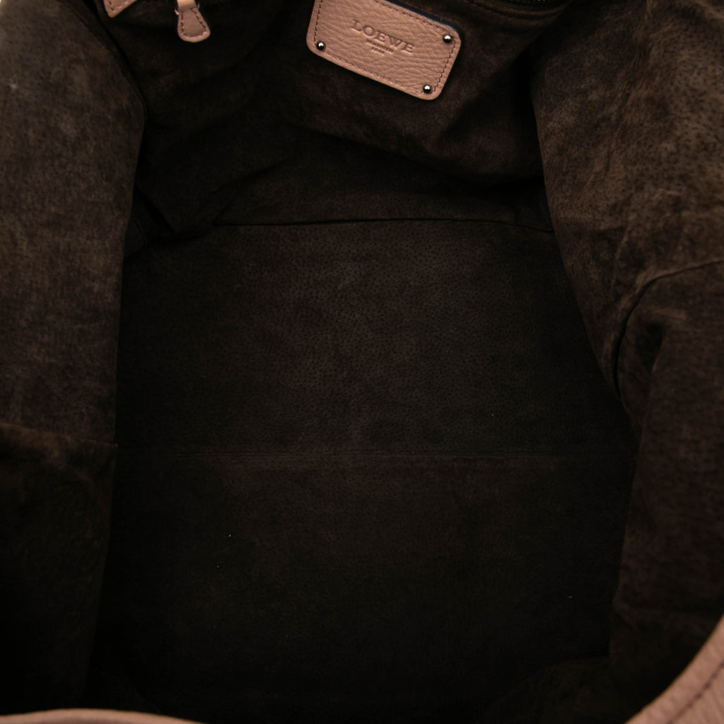 Sac Loewe Cuir de veau Calle Lock Sac porté épaule – photo 4