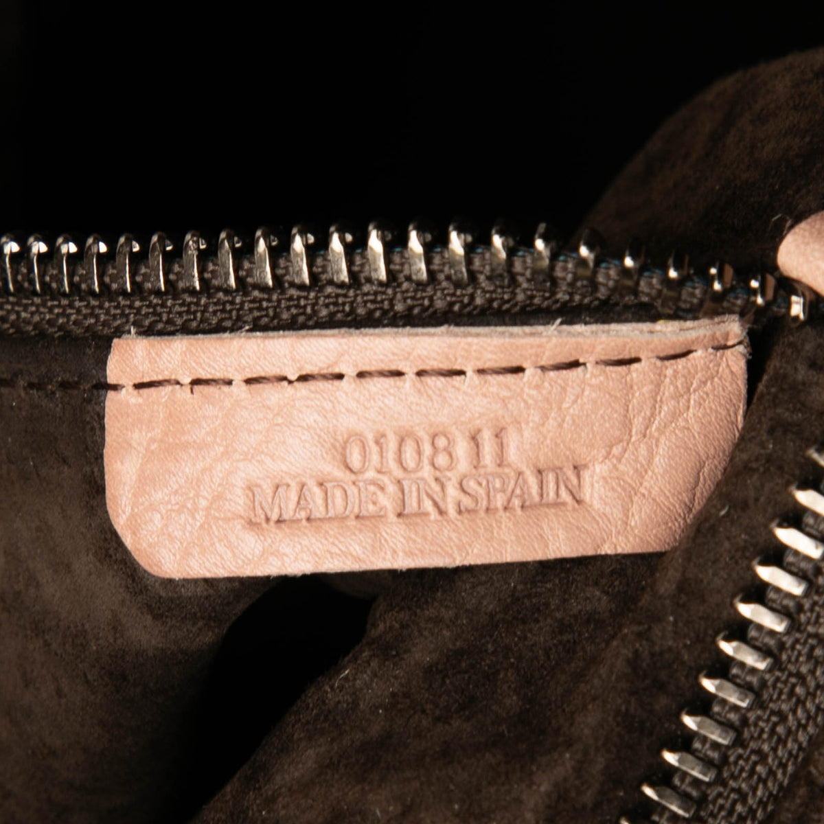 Sac Loewe Cuir de veau Calle Lock Sac porté épaule – photo 6