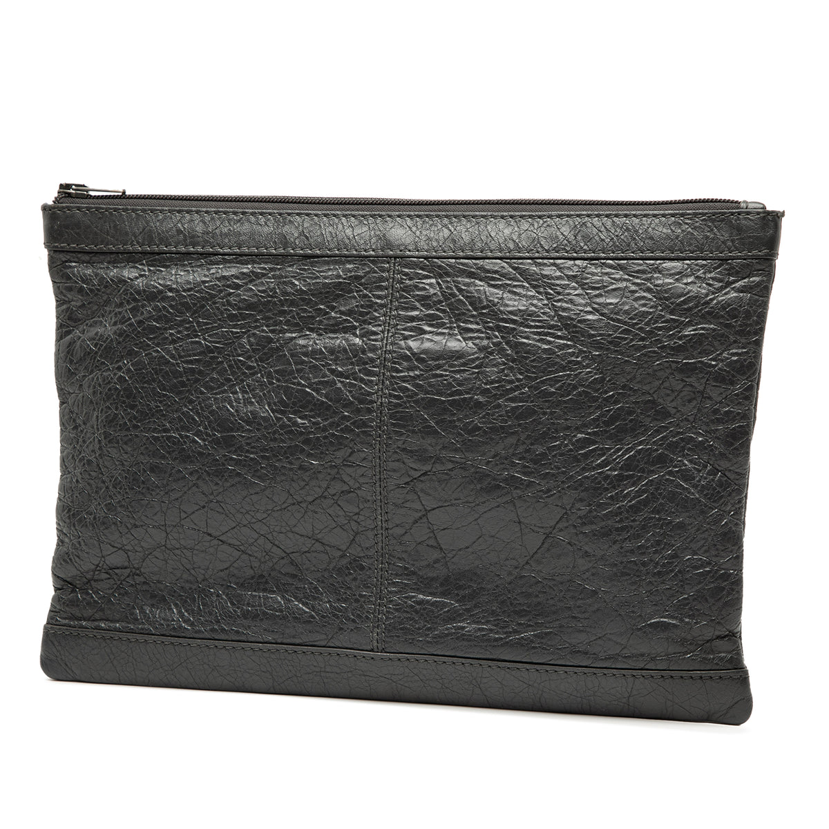 Sac Balenciaga Cuir d’agneau Motocross Classic Clip Pochette M – photo 2