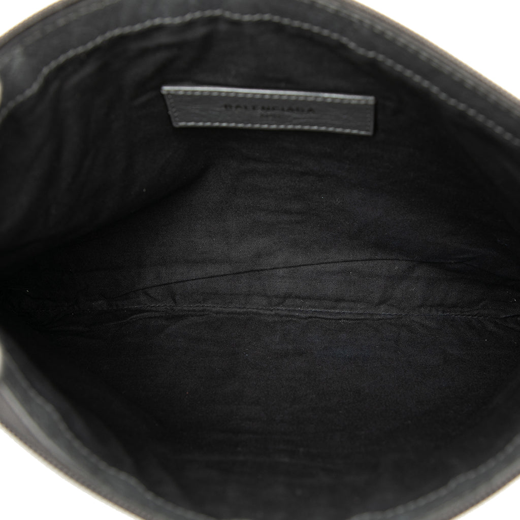 Sac Balenciaga Cuir d’agneau Motocross Classic Clip Pochette M – photo 4