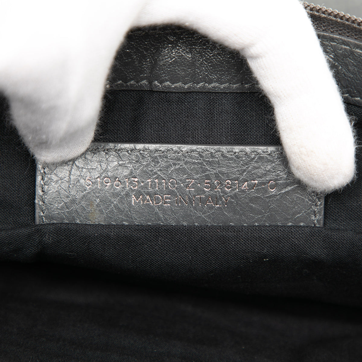 Sac Balenciaga Cuir d’agneau Motocross Classic Clip Pochette M – photo 6