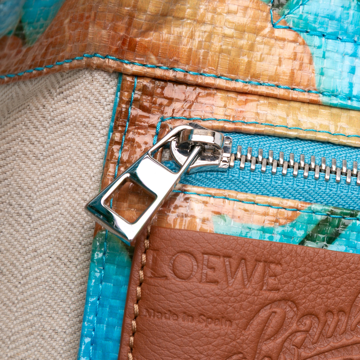 Sac Loewe Paulas Ibiza Imprimé Coated Toile Fold Cabas – photo 7