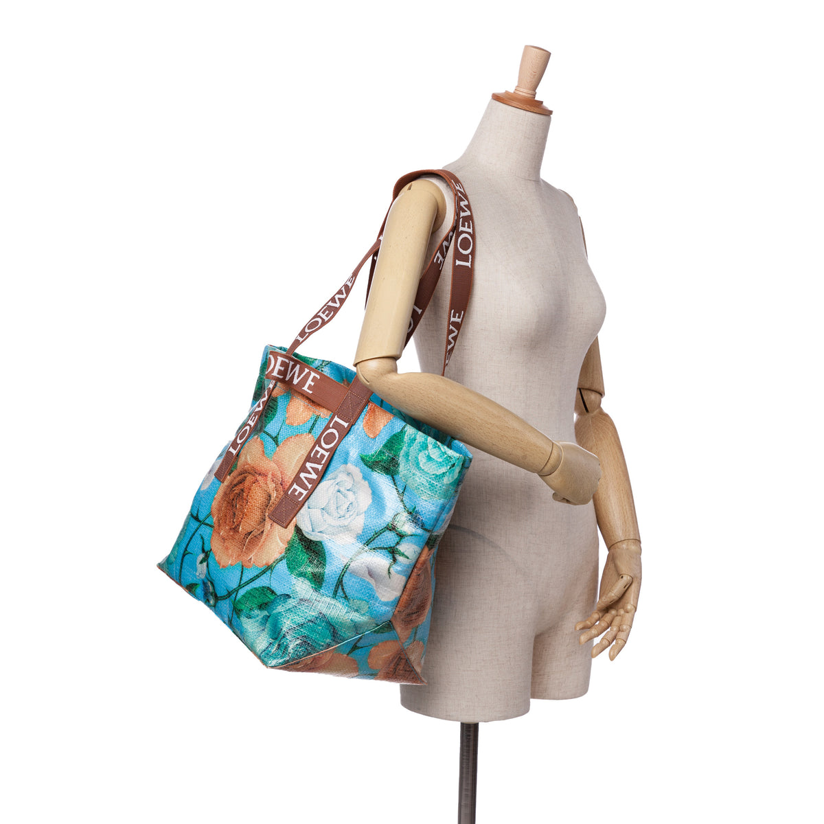 Sac Loewe Paulas Ibiza Imprimé Coated Toile Fold Cabas – photo 9
