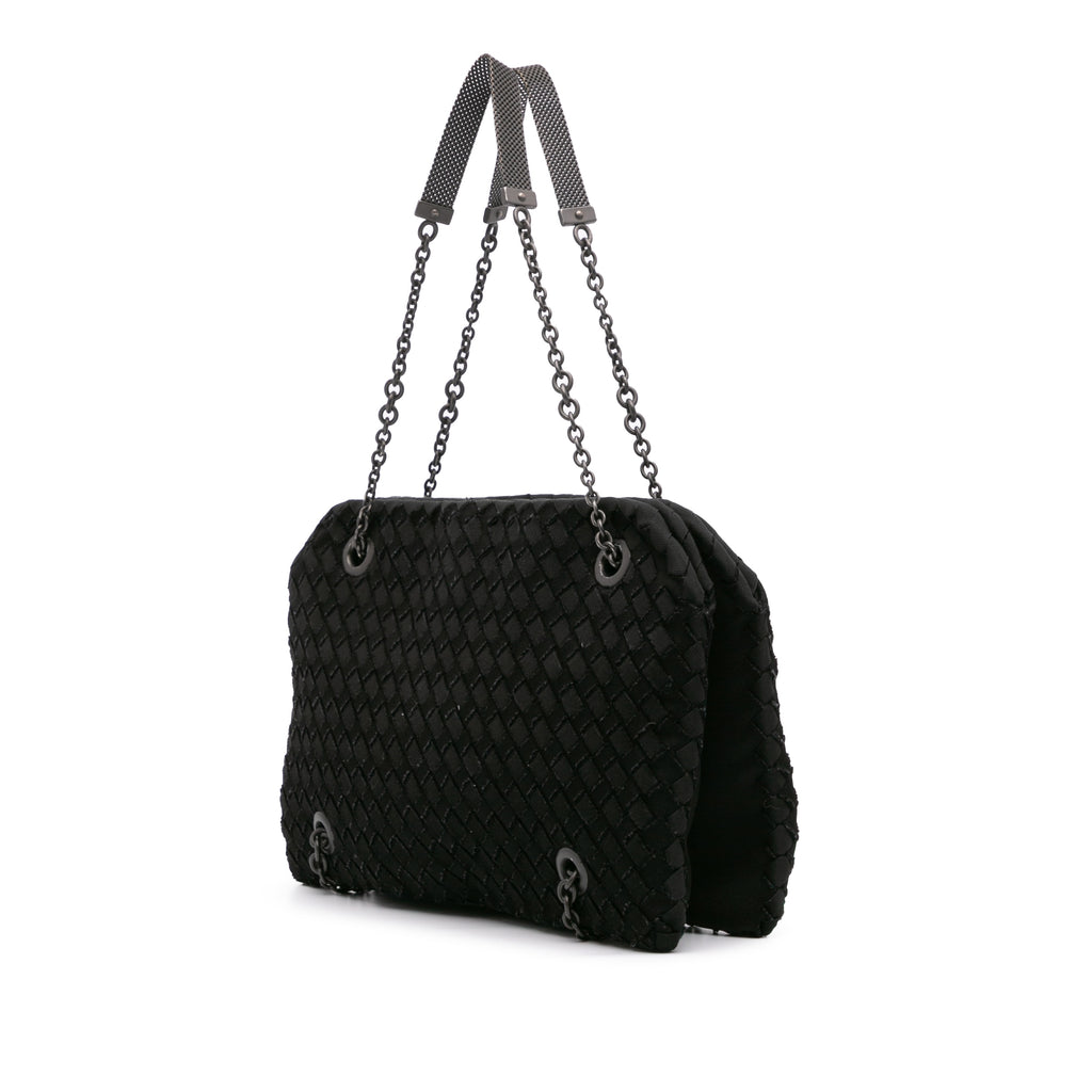 Sac Bottega Veneta Grosgrain Intrecciato Duo Sac porté épaule – photo 2