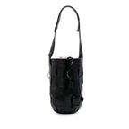 Sac Bottega Veneta Nappa Intrecciato Casette Lantern Bucket - Noir
