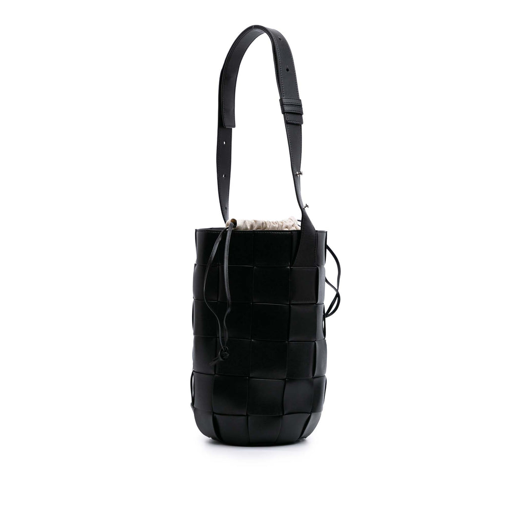 Sac Bottega Veneta Nappa Intrecciato Casette Lantern Bucket – photo 2