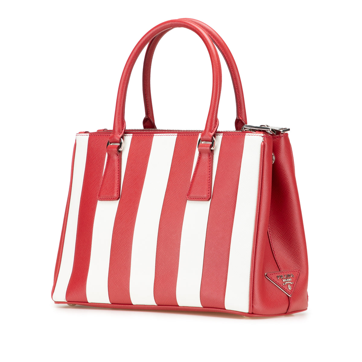 Sac Prada Small Bicolore Saffiano Lux Galleria Double Zip Sac à main – photo 2
