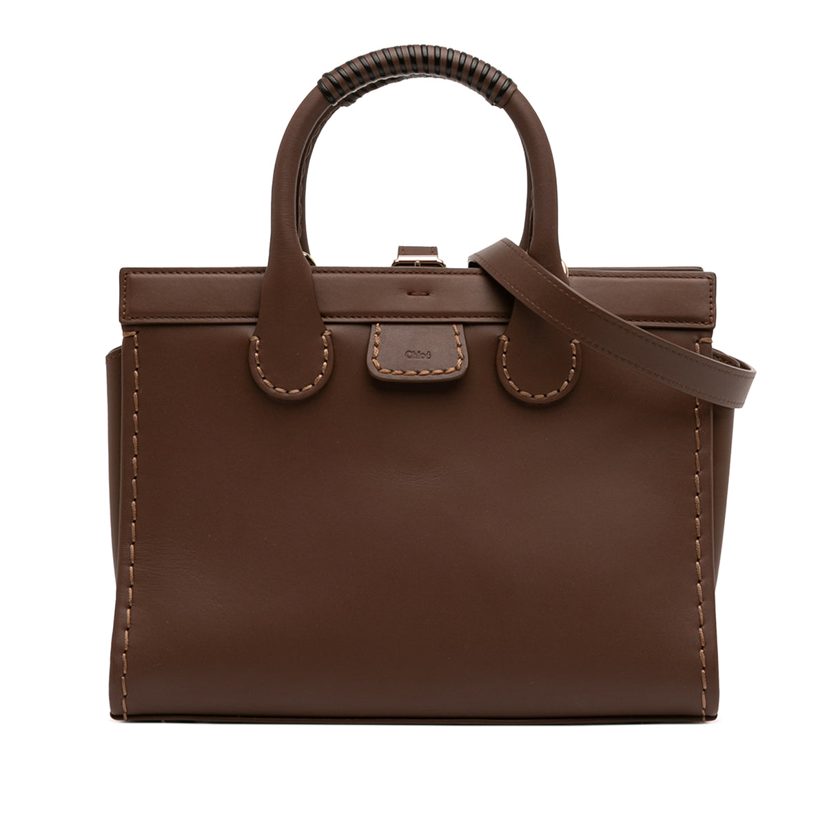 Sac Chloé Medium Zipped Edith Sac à main - Marron