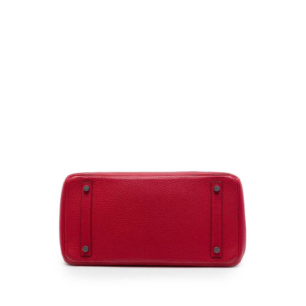 Sac Hermès Clemence Birkin Retourne 30 – photo 3