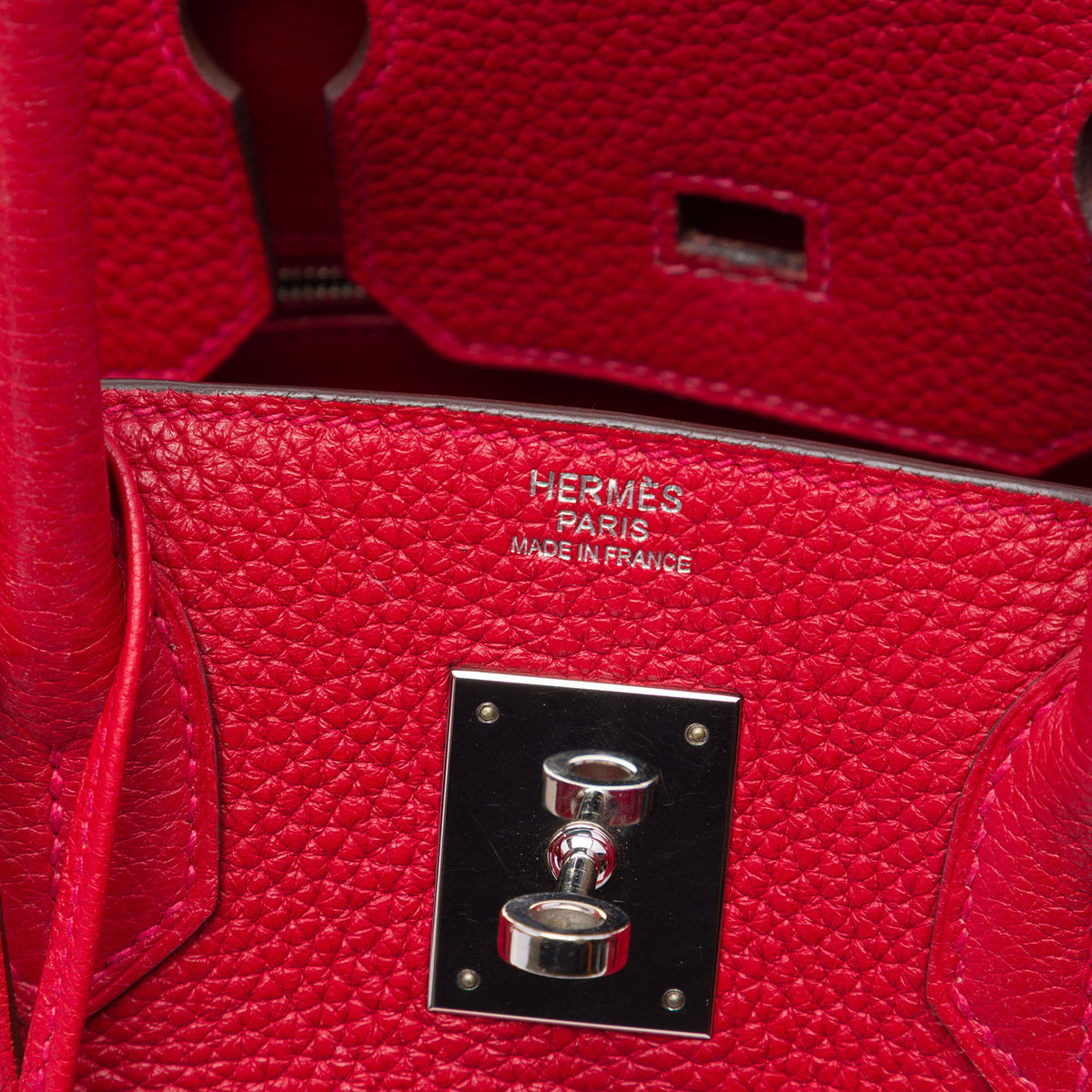 Sac Hermès Clemence Birkin Retourne 30 – photo 5