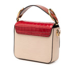 Sac Chloé Mini Bicolore Croc Embossed Cuir de veau C Sac à main – photo 2