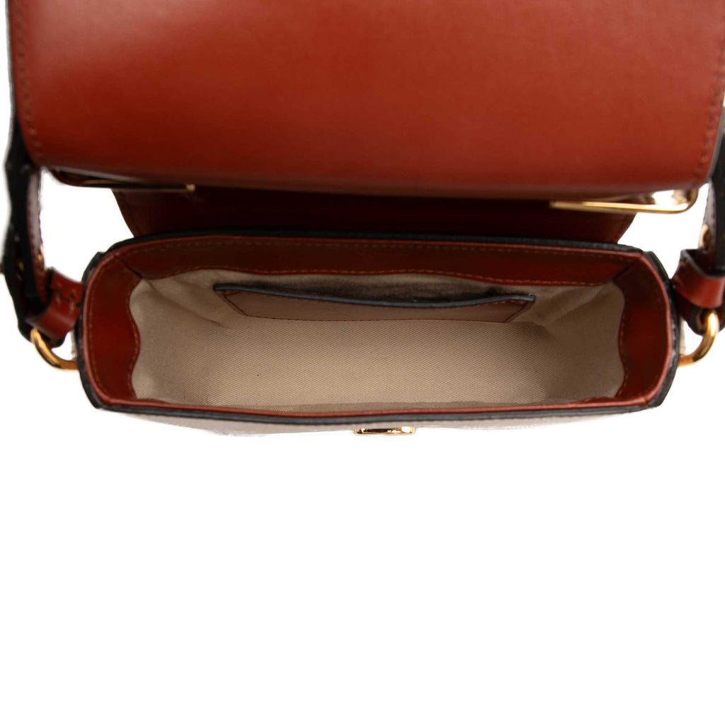 Sac Chloé Mini Bicolore Croc Embossed Cuir de veau C Sac à main – photo 4