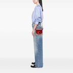 Sac Chloé Mini Bicolore Croc Embossed Cuir de veau C Sac à main – photo 7