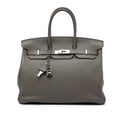 Hermès Togo Birkin Retourne 35 - Gris
